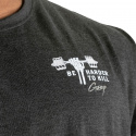 HTK Iron Tee, dark grey melange, GASP
