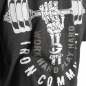 HTK Iron Tee, dark grey melange, GASP