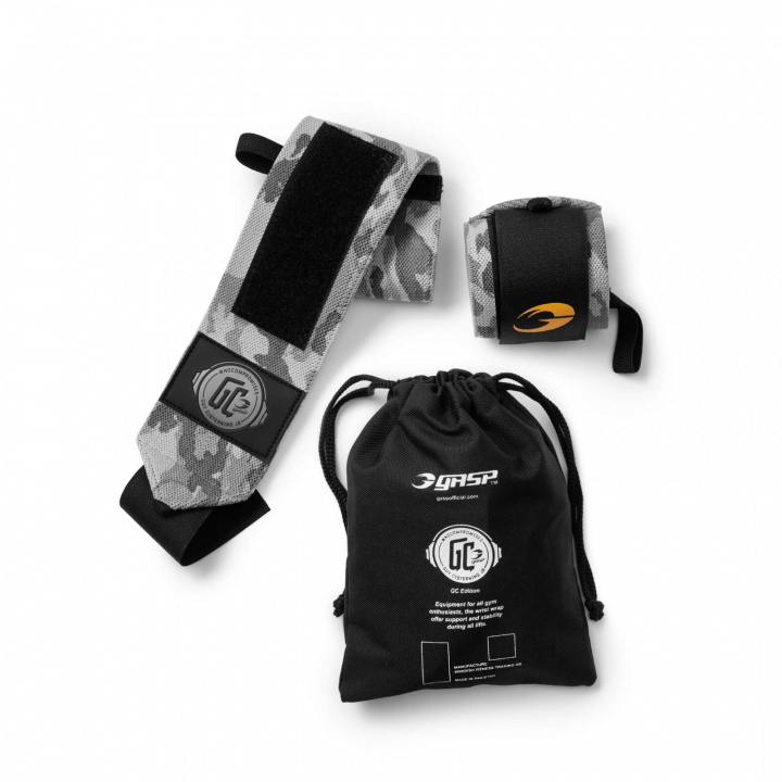 Sjekke World Off Wristwraps, snow camo, GASP hos SportGymButikken.no