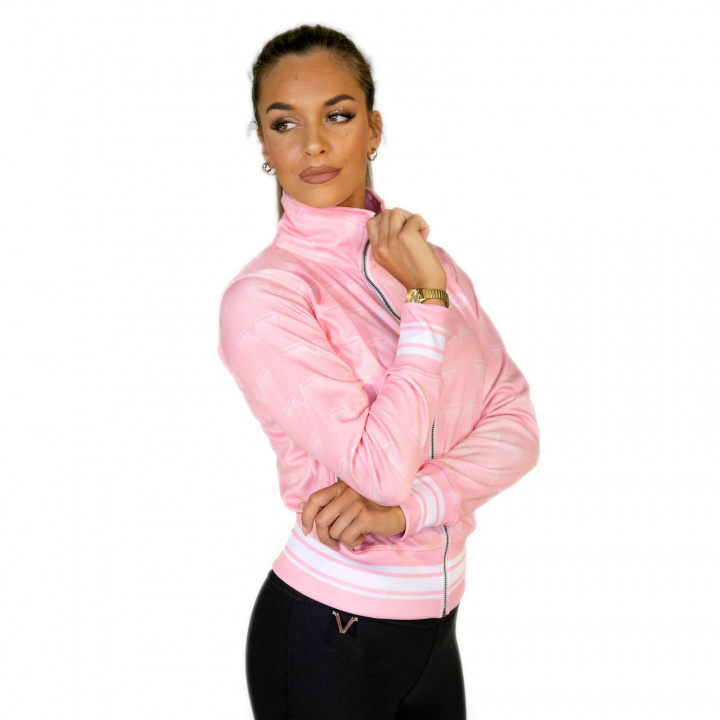 Sjekke Track Jacket, bubblegum, Gavelo hos SportGymButikken.no