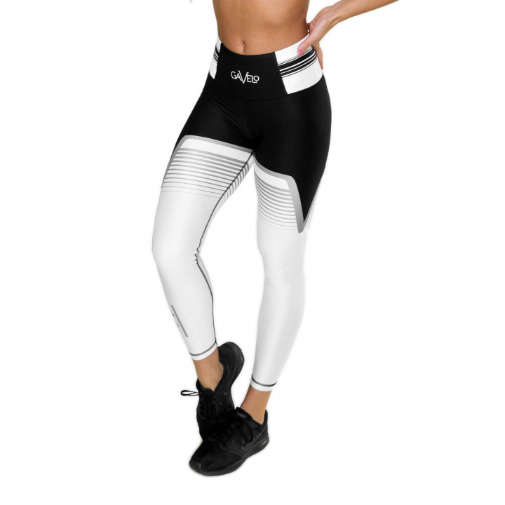 Sjekke Grand Slam Tights, black/white, Gavelo hos SportGymButikken.no