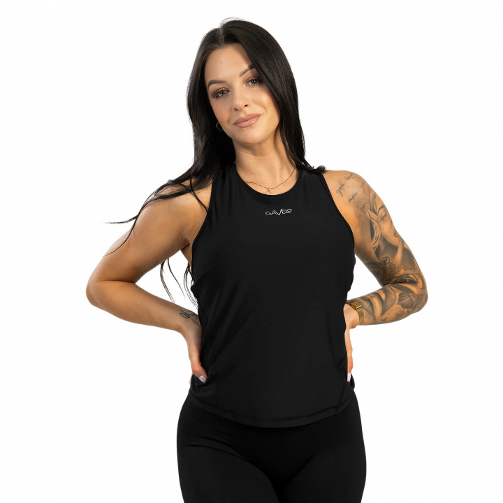 Empower Tank Top, black, Gavelo i gruppen DameKlær / Overdeler / Singletter hos Sportgymbutikken.no (GO-TANK-005r)