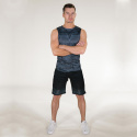 Sniper Sleeveless Tee, blue, Gavelo