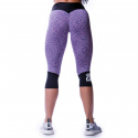 High Waist 3/4 Tights, purple, Nebbia