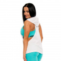 Hooded Tank Top, hvit, Nebbia