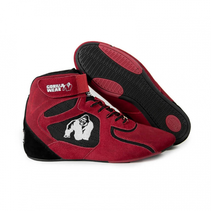 Sjekke Chicago High Tops LTD, red/black, Gorilla Wear hos SportGymButikken.no