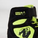 Chicago High Tops LTD, black/neon lime, Gorilla Wear