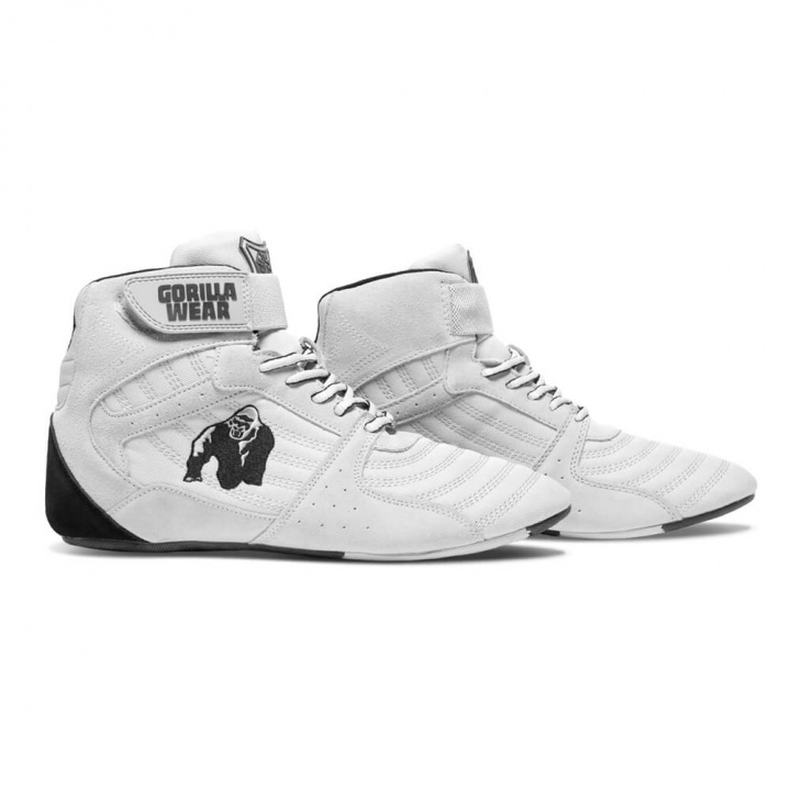 Sjekke Perry High Tops Pro, white, Gorilla Wear hos SportGymButikken.no