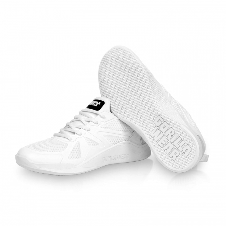 Sjekke Gym Hybrids, white/white, Gorilla Wear hos SportGymButikken.no