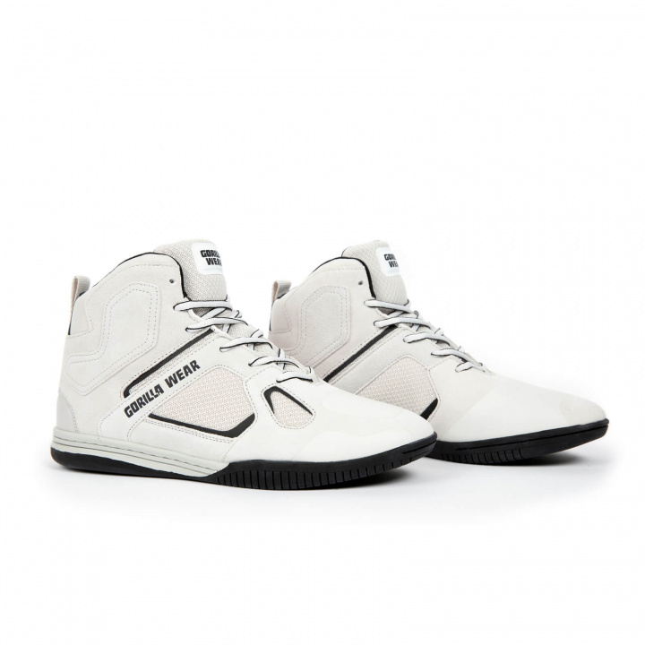 Sjekke Troy High Tops, white, Gorilla Wear hos SportGymButikken.no