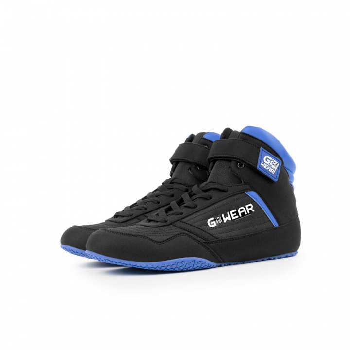 Gwear Classic High Tops, black/blue, Gorilla Wear i gruppen Herreklær / Sko / Treningssko hos Sportgymbutikken.no (GW-90015-903r)