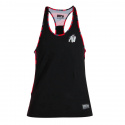 Sacramento Camo Mesh Tank Top, black/red, Gorilla Wear