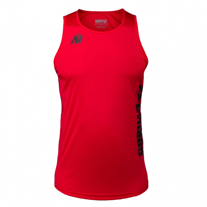 Sjekke Rockford Tank Top, red, Gorilla Wear hos SportGymButikken.no