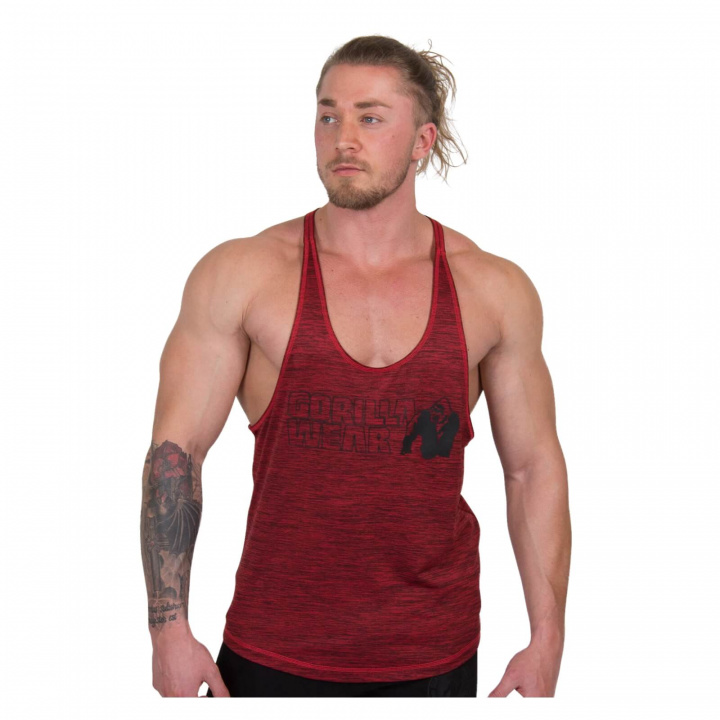 Sjekke Austin Tank Top, red, Gorilla Wear hos SportGymButikken.no