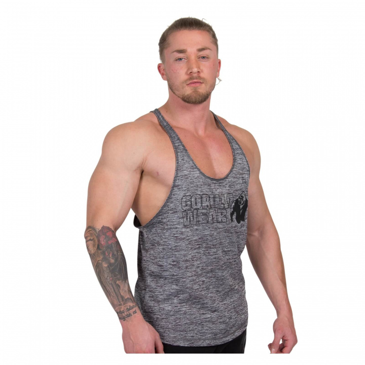 Sjekke Austin Tank Top, grey, Gorilla Wear hos SportGymButikken.no