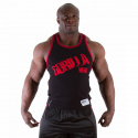 Stamina Rib TankTop, black/red, Gorilla Wear