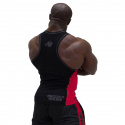 G!WEAR Rib Tank Top, black/red, Gorilla Wear