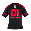 GW Athlete Tee (Big Ramy), svart/rød, Gorilla Wear