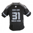 GW Athlete Tee (Dennis James), svart/grå, Gorilla Wear