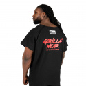 Augustine Old School Work Out Top, black/red, Gorilla Wear