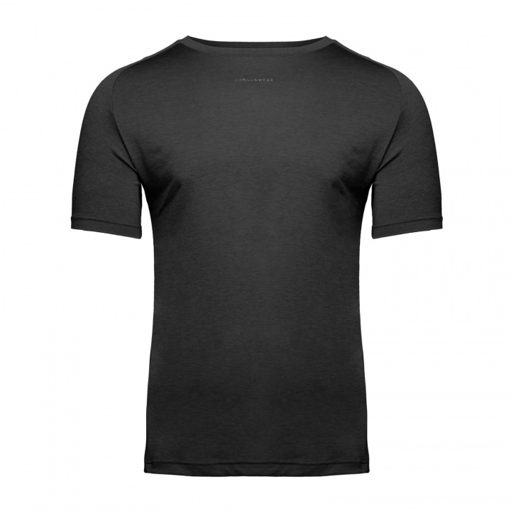 Sjekke Taos T-Shirt, dark grey, Gorilla Wear hos SportGymButikken.no