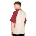 Logan Oversized T-Shirt, beige/red, Gorilla Wear