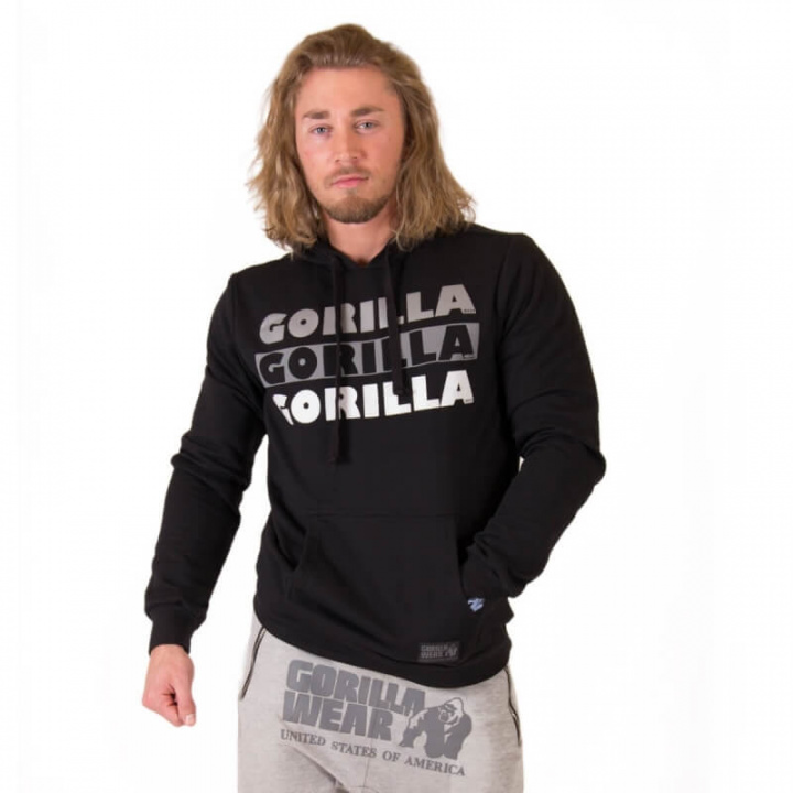 Sjekke Ohio Hoodie, black, Gorilla Wear hos SportGymButikken.no