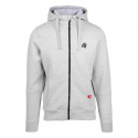 Leon Zipped Hoodie, grey, Gorilla Wear