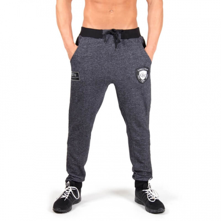 Sjekke Jacksonville Joggers, grey, Gorilla Wear hos SportGymButikken.no