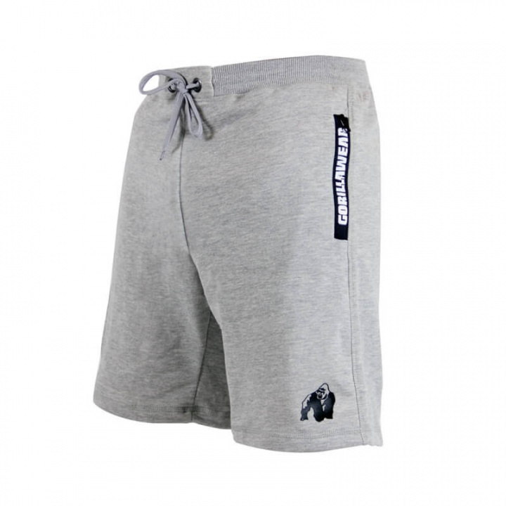 Sjekke Pittsburgh Sweat Shorts, grey, Gorilla Wear hos SportGymButikken.no