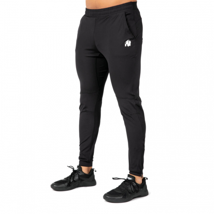 Sjekke Hamilton Hybrid Pants, black, Gorilla Wear hos SportGymButikken.no