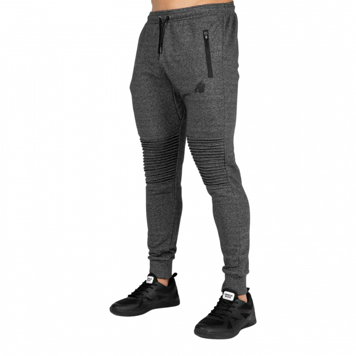 Sjekke Delta Pants, grey, Gorilla Wear hos SportGymButikken.no