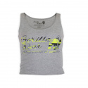 Oakland Crop Tank, grey/neon lime camo, Gorilla Wear