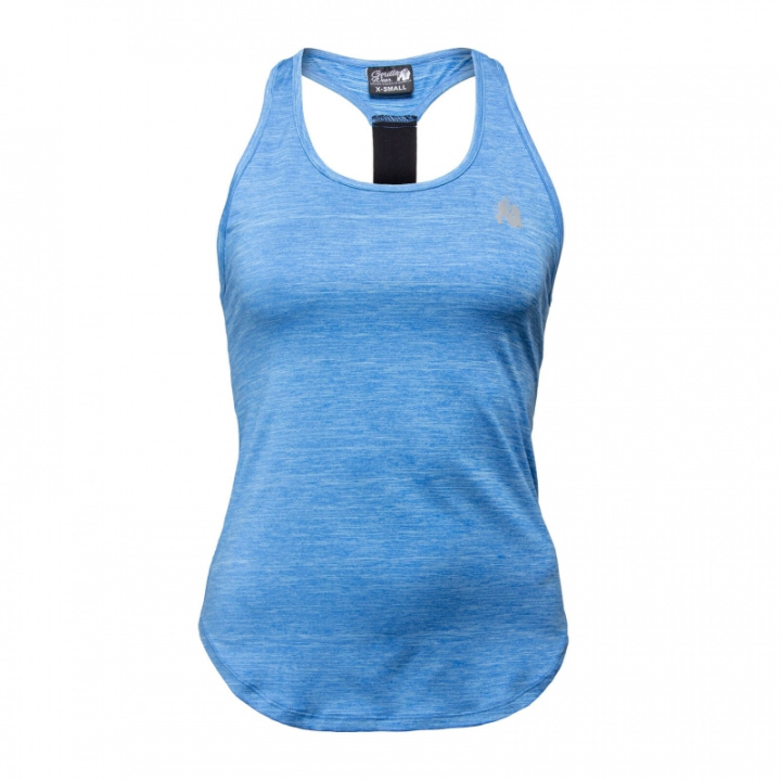 Sjekke Monte Vista Tank Top, blue, Gorilla Wear hos SportGymButikken.no