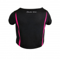 Columbia Crop Top, black/pink, Gorilla Wear