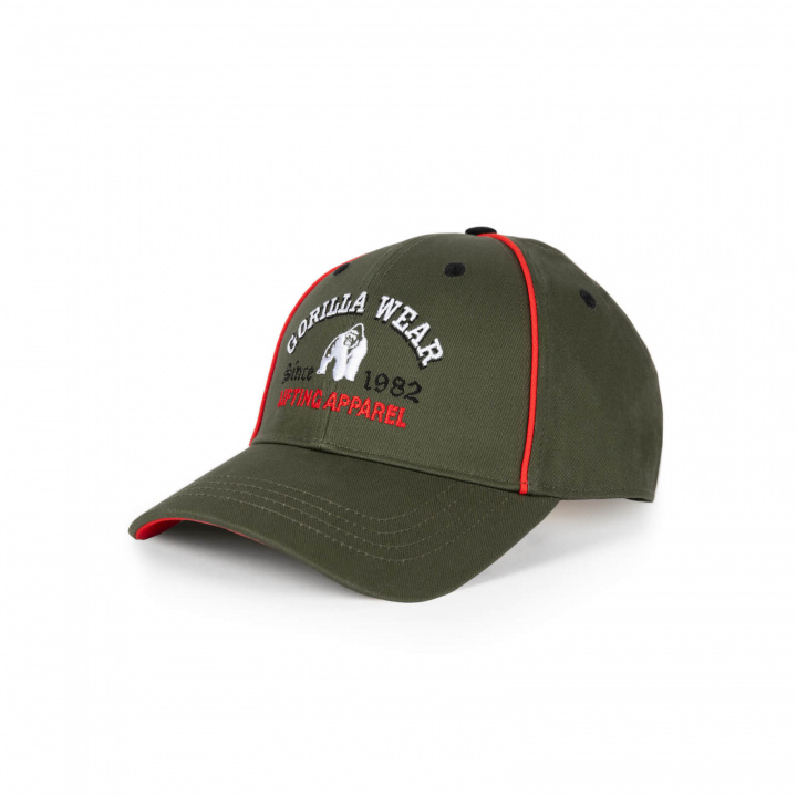 Lugo Cap, army green, Gorilla Wear i gruppen Herreklær / Tilbehør / Kapser hos Sportgymbutikken.no (GW-92236-409)