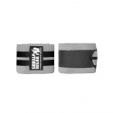 Knee Wraps, grey/black, 2.5 m, Gorilla Wear