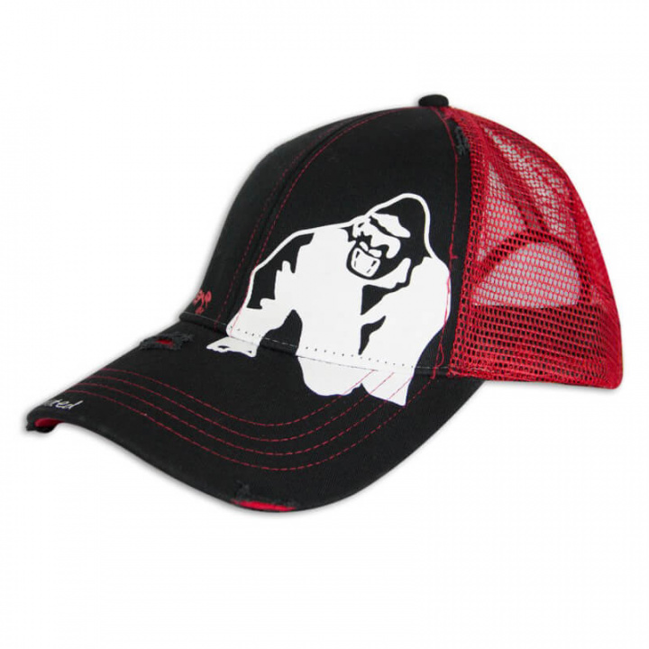 Sjekke Logo Trucker Cap, Gorilla Wear hos SportGymButikken.no