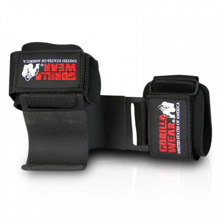 Sjekke Weight Lifting Hooks, black, Gorilla Wear hos SportGymButikken.no