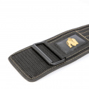 4 Inch Nylon Belt, black/gold, Gorilla Wear