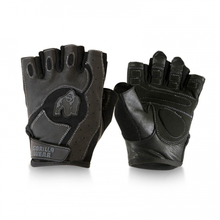 Sjekke Mitchell Training Gloves, black, Gorilla Wear hos SportGymButikken.no
