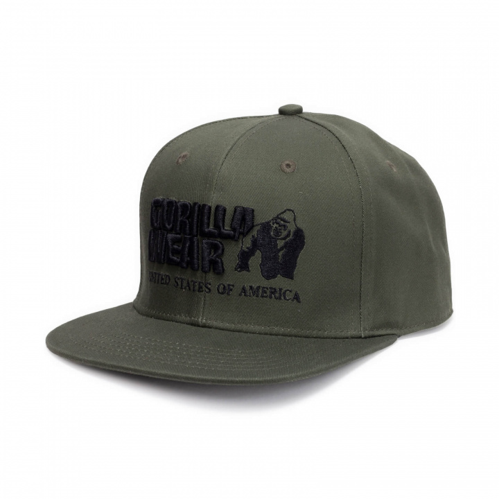 Sjekke Dothan Cap, army green, Gorilla Wear hos SportGymButikken.no