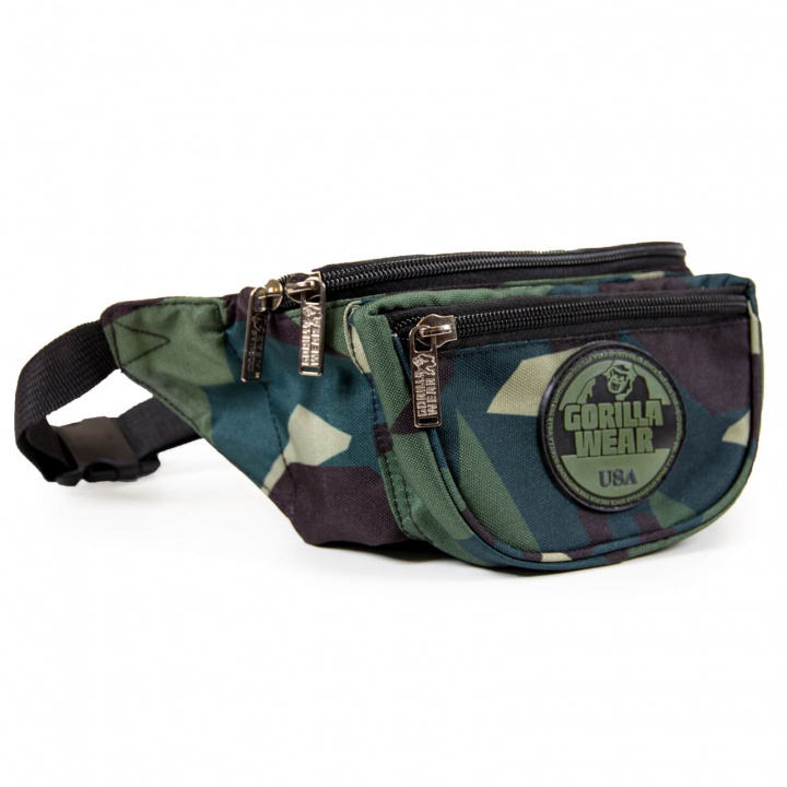 Sjekke Stanley Fanny Pack, green camo, Gorilla Wear hos SportGymButikken.no