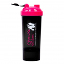 Shaker Compact 500 ml, black/pink, Gorilla Wear