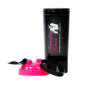 Shaker Compact 500 ml, black/pink, Gorilla Wear