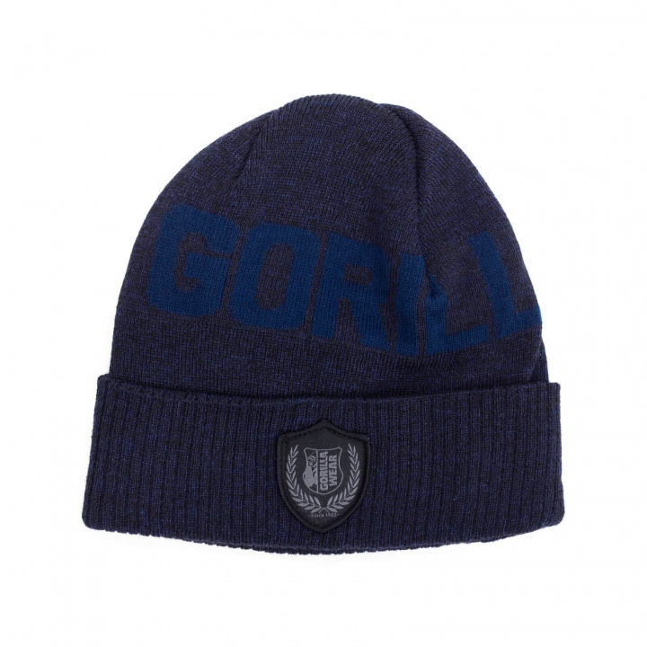 Sjekke Toledo Beanie, navy, Gorilla Wear hos SportGymButikken.no