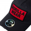 Harrison Cap, black/red, Gorilla Wear