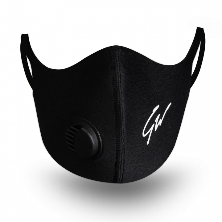 Sjekke Filter Face Mask, black, Gorilla Wear hos SportGymButikken.no