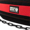 GW Nylon Dip Belt, black/red, Gorilla Wear