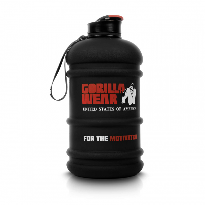 Sjekke Water Jug 2.2 L, black, Gorilla Wear hos SportGymButikken.no